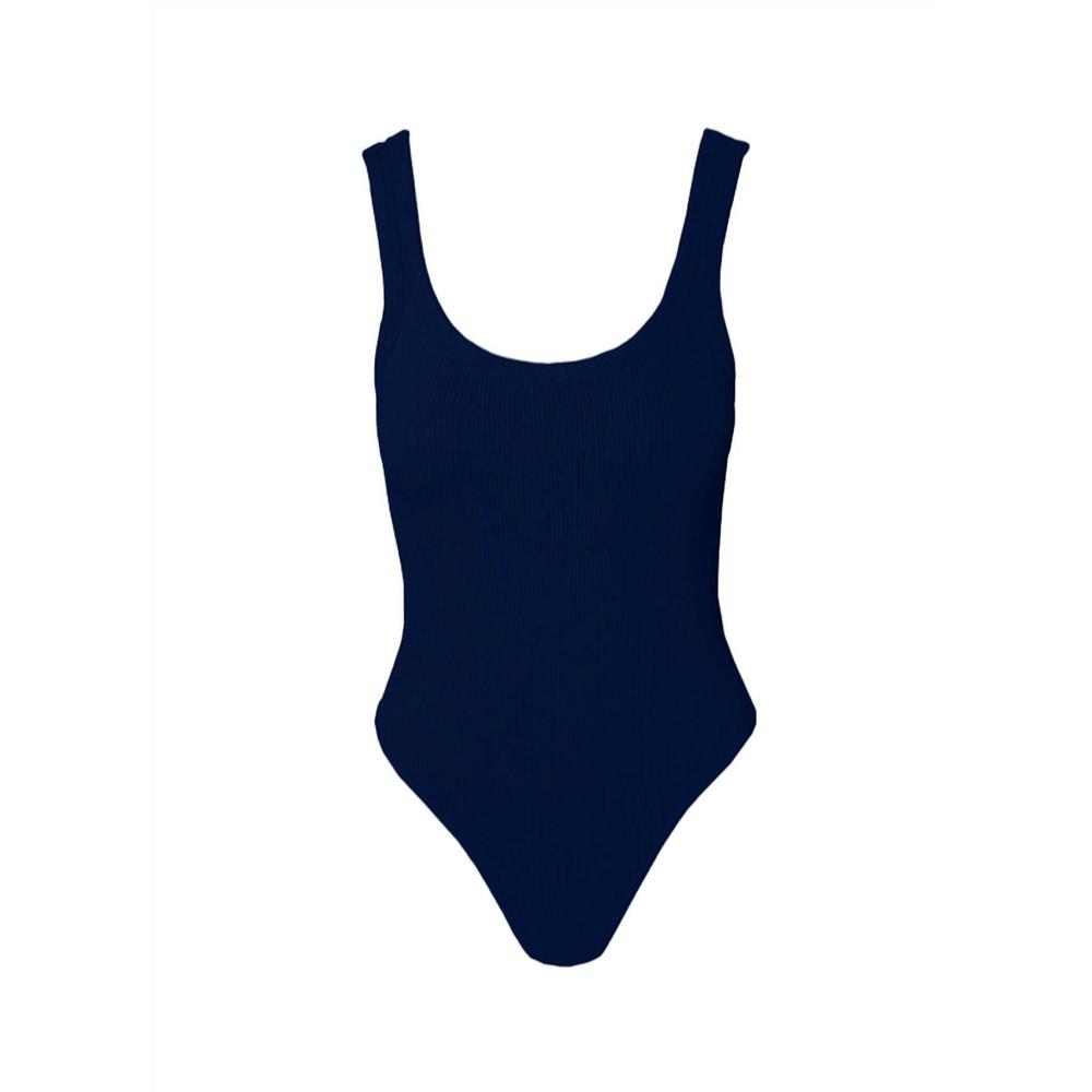 NEW NIKIBIKI ribbed scoop bodysuit in indigo
